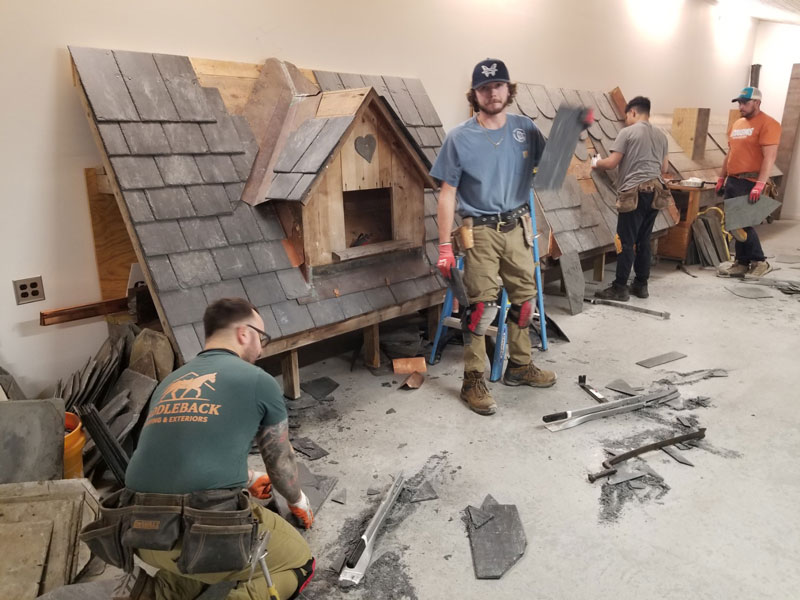 Slate roof repair course near Grove City, PA.